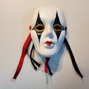 Handpainted ceramic mask